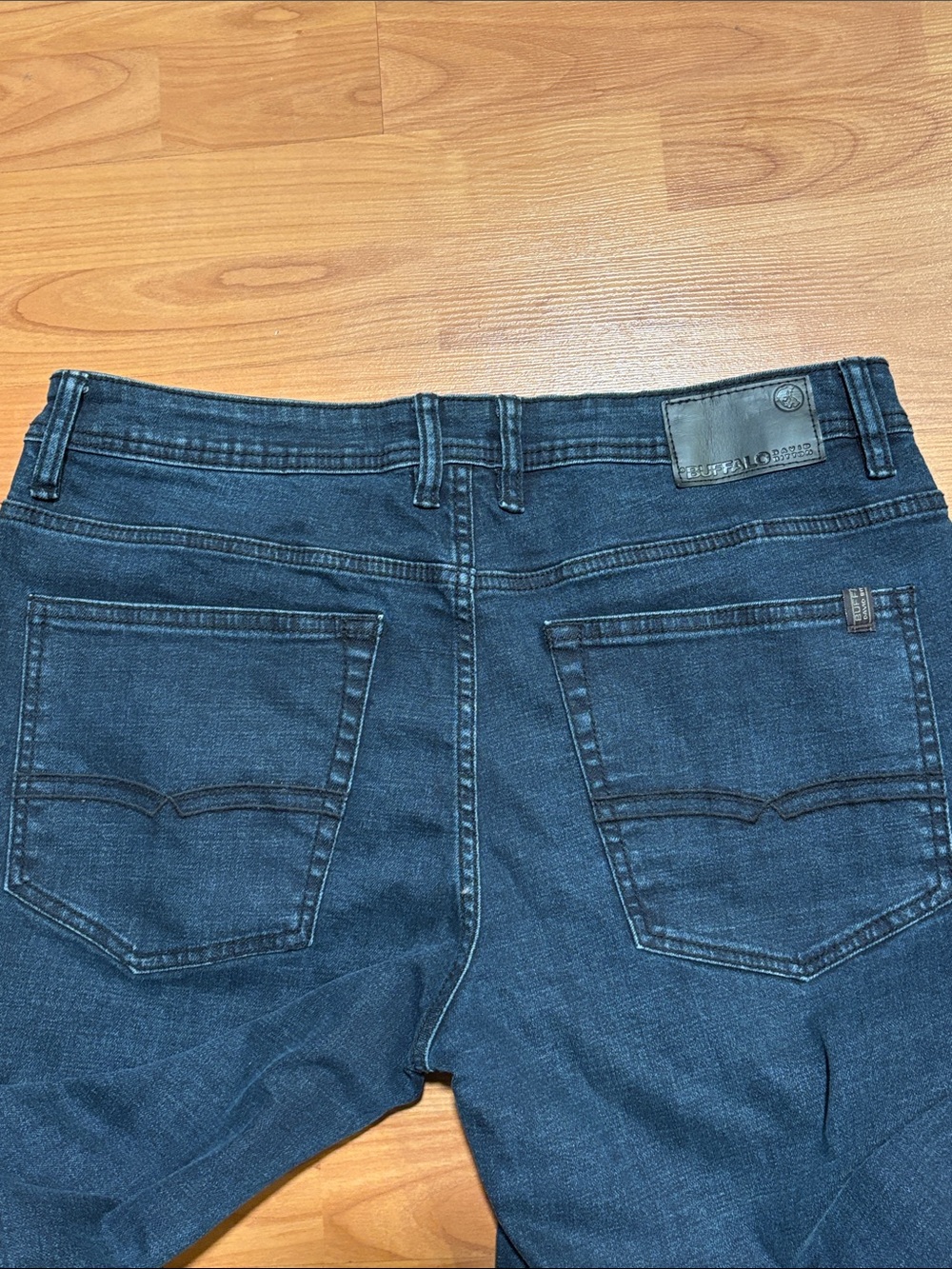 Buffalo David Bitton JACKSON Womens Dark Navy Straight Jeans sz 34 - Picture 3 of 5